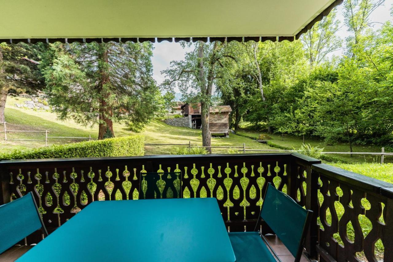 Appartement de charme avec balcons à 5min de la télécabine du Bettex Saint-Gervais-les-Bains Extérieur photo