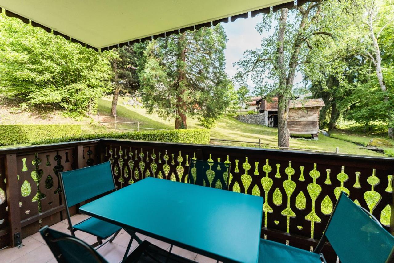 Appartement de charme avec balcons à 5min de la télécabine du Bettex Saint-Gervais-les-Bains Extérieur photo